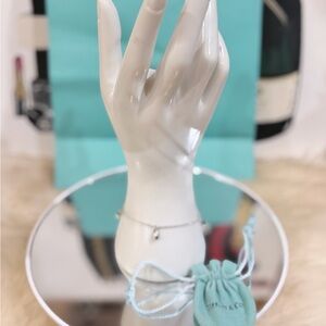 🔥 RARE TIFFANY & Co. PERETTI THREE TEARDROP BRACELET SIze 6.8 w/ Dust Bag